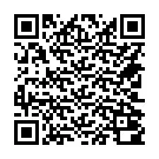 QR-код для номера телефона +14702000292