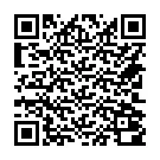 QR-код для номера телефона +14702000316