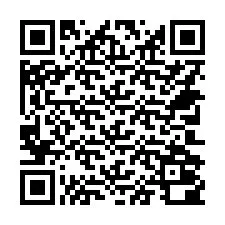 QR-koodi puhelinnumerolle +14702000348