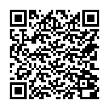 Codice QR per il numero di telefono +14702000356