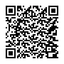 QR-Code für Telefonnummer +14702000375