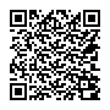 Código QR para número de teléfono +14702000404