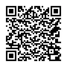 Codice QR per il numero di telefono +14702000415