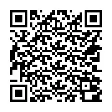 Codice QR per il numero di telefono +14702000418