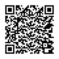 QR код за телефонен номер +14702000424