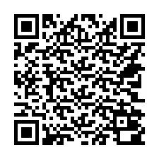 QR-koodi puhelinnumerolle +14702000428