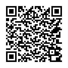 Codice QR per il numero di telefono +14702000454