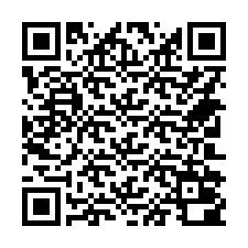 电话号码二维码 +14702000456