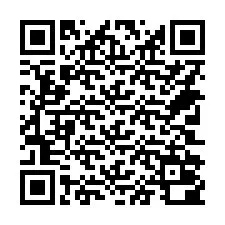 QR kód a telefonszámhoz +14702000461