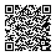 QR kód a telefonszámhoz +14702000462