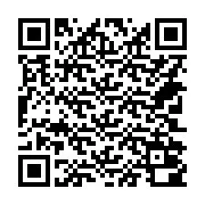 QR Code สำหรับหมายเลขโทรศัพท์ +14702000465