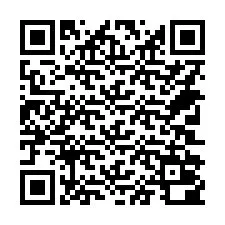 Código QR para número de teléfono +14702000471