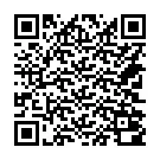 Código QR para número de teléfono +14702000475