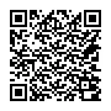 Código QR para número de telefone +14702000485