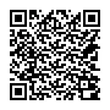 Código QR para número de teléfono +14702000495