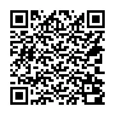 QR код за телефонен номер +14702000500