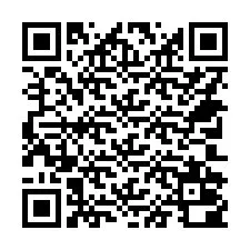 QR-код для номера телефона +14702000508