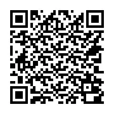 QR-koodi puhelinnumerolle +14702000518