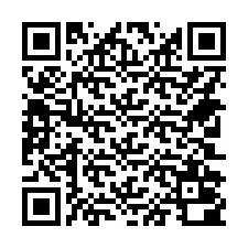 QR-код для номера телефона +14702000562