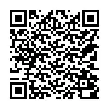 Código QR para número de teléfono +14702000581