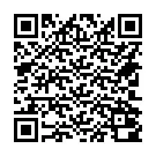 Código QR para número de teléfono +14702000612