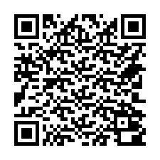 QR-koodi puhelinnumerolle +14702000616