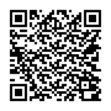 QR код за телефонен номер +14702000634