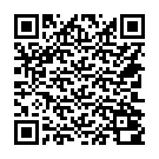 QR-koodi puhelinnumerolle +14702000644