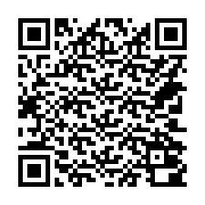 QR Code สำหรับหมายเลขโทรศัพท์ +14702000685