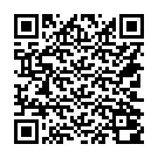 QR-koodi puhelinnumerolle +14702000690