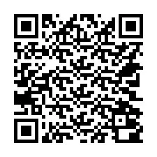 QR Code สำหรับหมายเลขโทรศัพท์ +14702000738