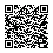 Código QR para número de teléfono +14702000798