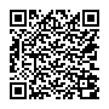 QR код за телефонен номер +14702000808