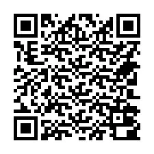 QR Code สำหรับหมายเลขโทรศัพท์ +14702000856