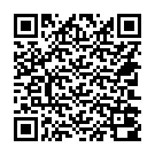 QR Code pour le numéro de téléphone +14702000858