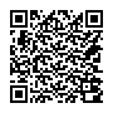 Código QR para número de telefone +14702000865