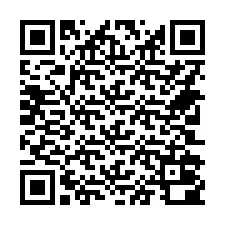 QR-koodi puhelinnumerolle +14702000866