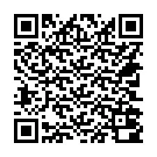 QR Code สำหรับหมายเลขโทรศัพท์ +14702000868