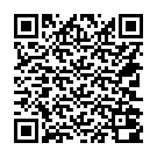 Código QR para número de telefone +14702000870