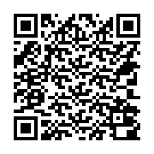 Código QR para número de teléfono +14702000900