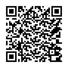 QR-koodi puhelinnumerolle +14702000901