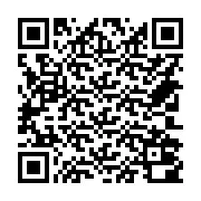 QR-code voor telefoonnummer +14702000907