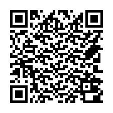 QR-koodi puhelinnumerolle +14702000917