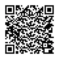 Código QR para número de teléfono +14702000962