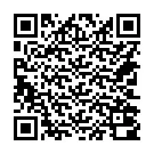 QR-код для номера телефона +14702000995