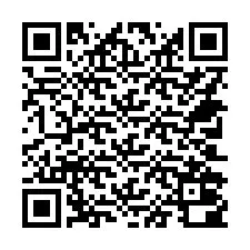 QR-code voor telefoonnummer +14702000998