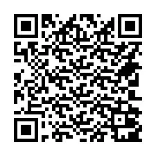 Kode QR untuk nomor Telepon +14702001012