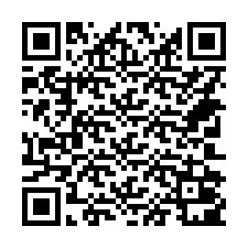 QR-code voor telefoonnummer +14702001015