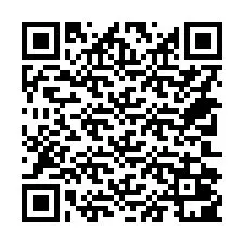 Codice QR per il numero di telefono +14702001019