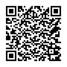 Kode QR untuk nomor Telepon +14702001021